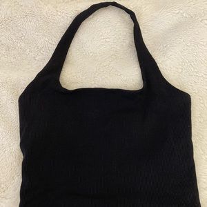 Abercrombie & Fitch black halter top size small